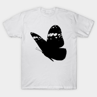 Butterfly Black Silhouette Animal Pet Cool Style T-Shirt